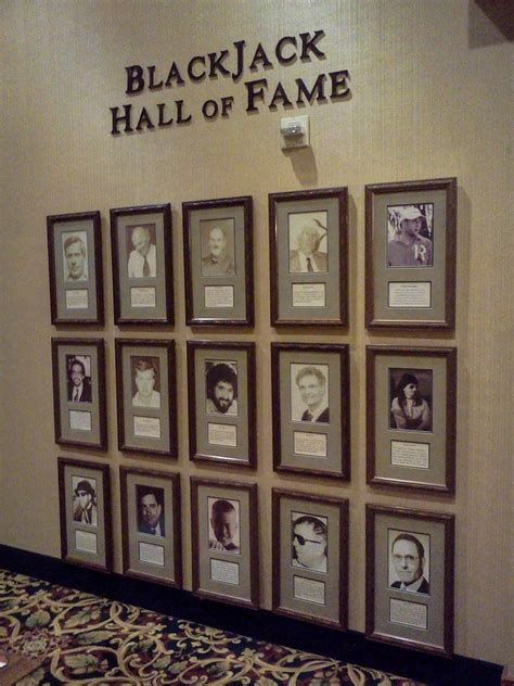 The Blackjack Hall of Fame.